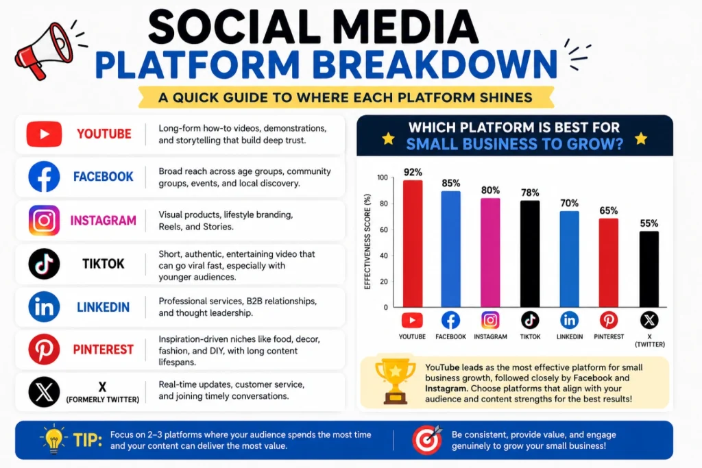 Social Media Platform Breakdown