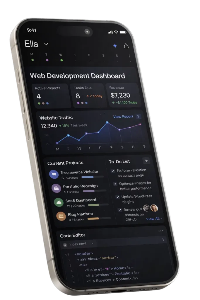 Custom WordPress website development project for Dallas client