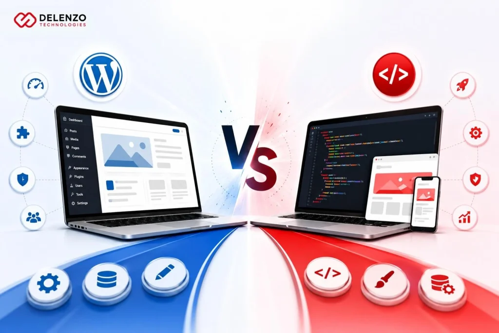 wordpress vs custom website development