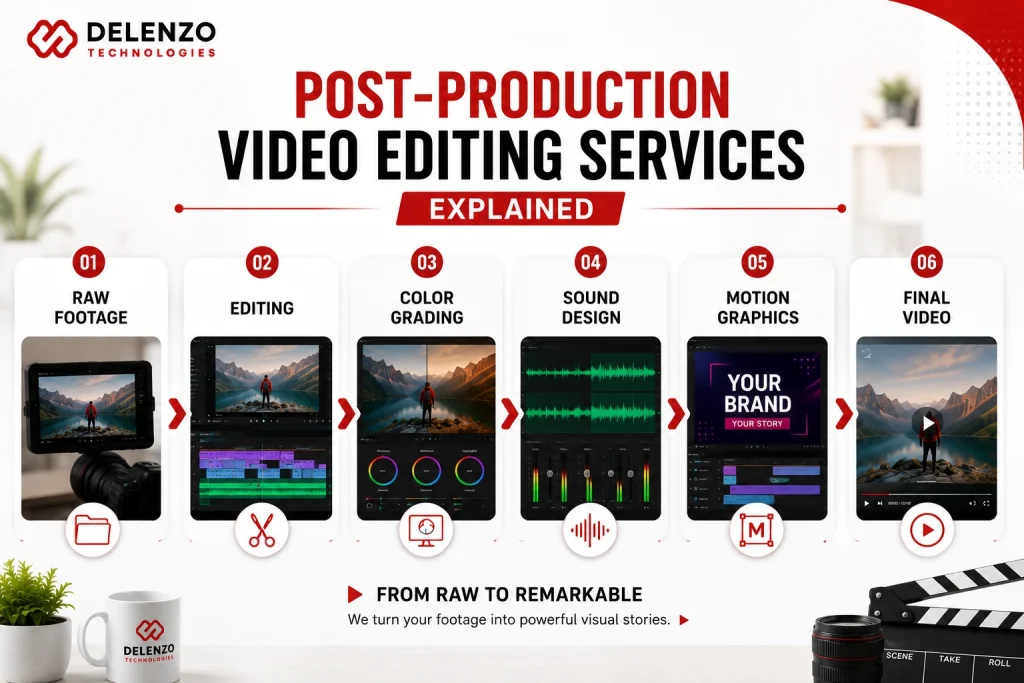 Post-Production Video Editing Services Explained