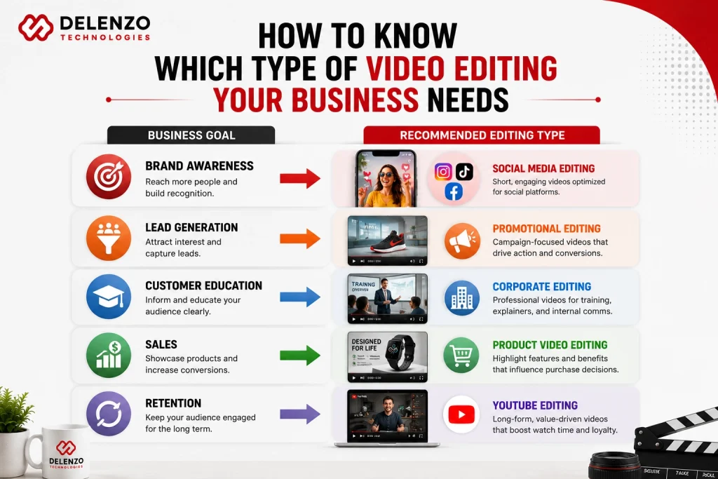 How to Know Which Type of Video Editing Your Business Needs