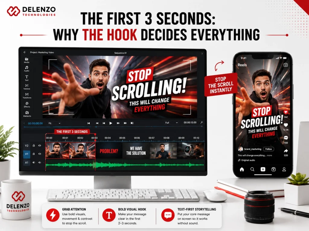 High-converting marketing video hook design for viewer retention