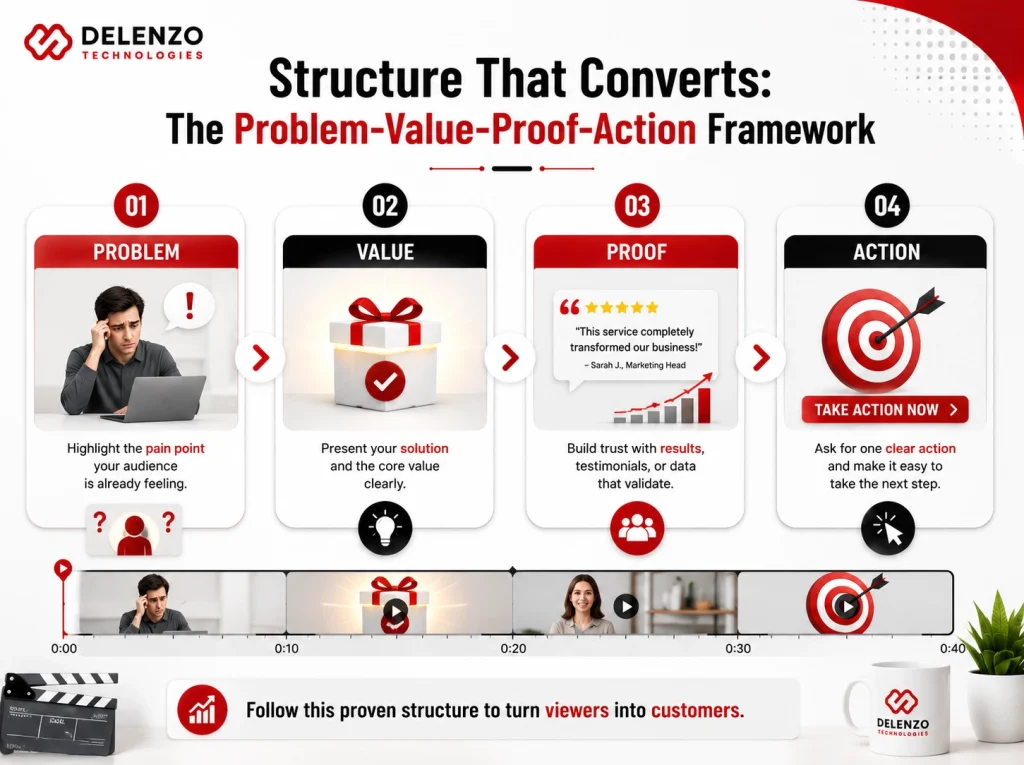 Structure That Converts framework for a high-converting marketing video