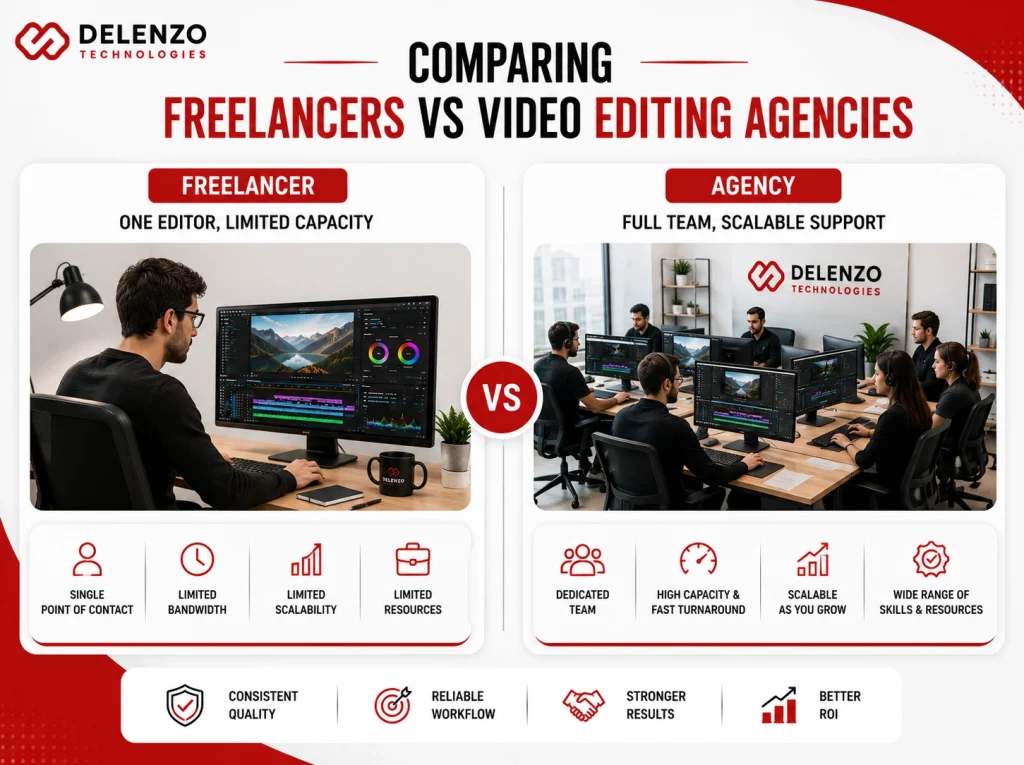 Comparing Freelancers vs Video Editing Agencies for Business