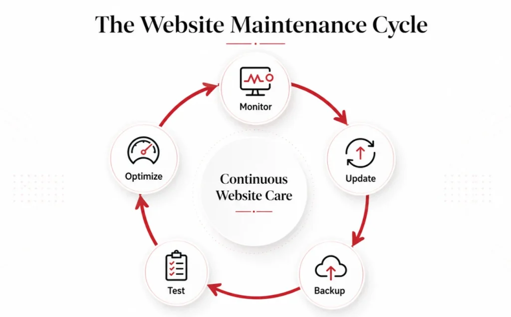wabsite maintainance life cycle