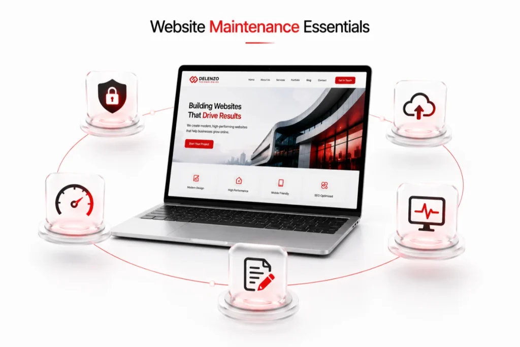 website maintainance