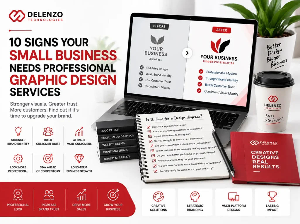 Professional graphic design services for small business growth and branding