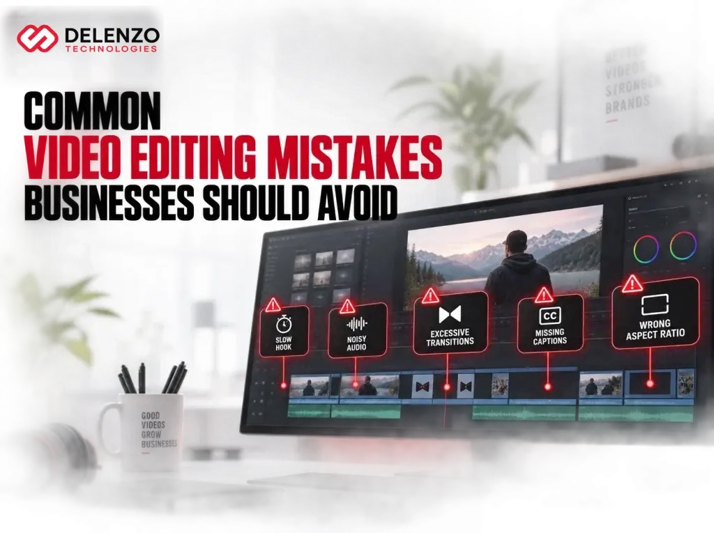 Common video editing mistakes to avoid for businesses