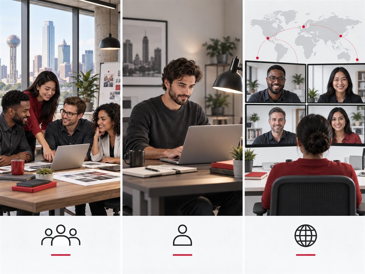 Dallas agency, freelancer, and remote web development team comparison